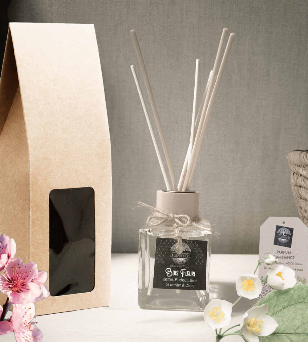 Parfum d'Ambiance Artisanal Bois Fleuri