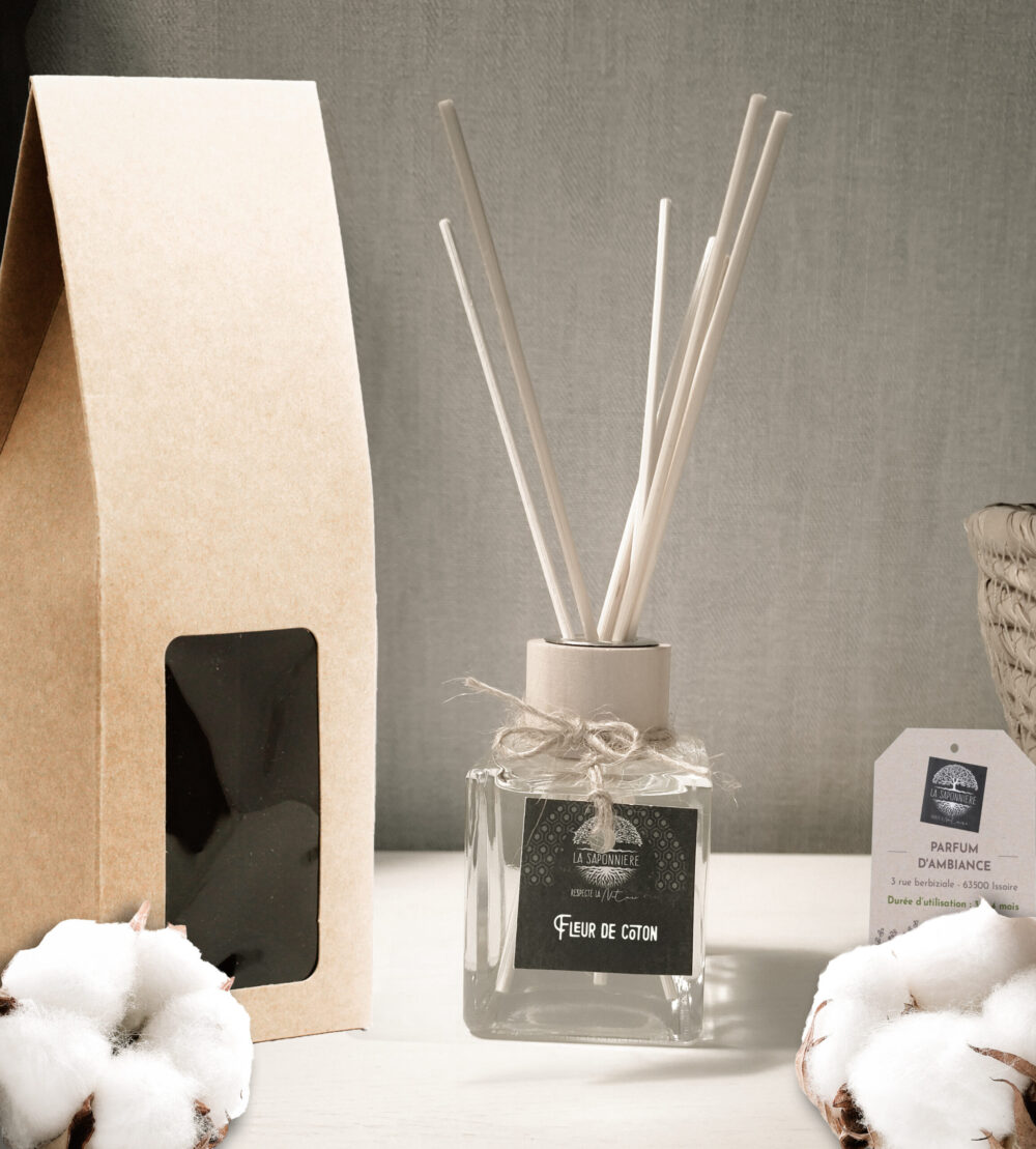 Parfum d'Ambiance artisanal Fleur de Coton